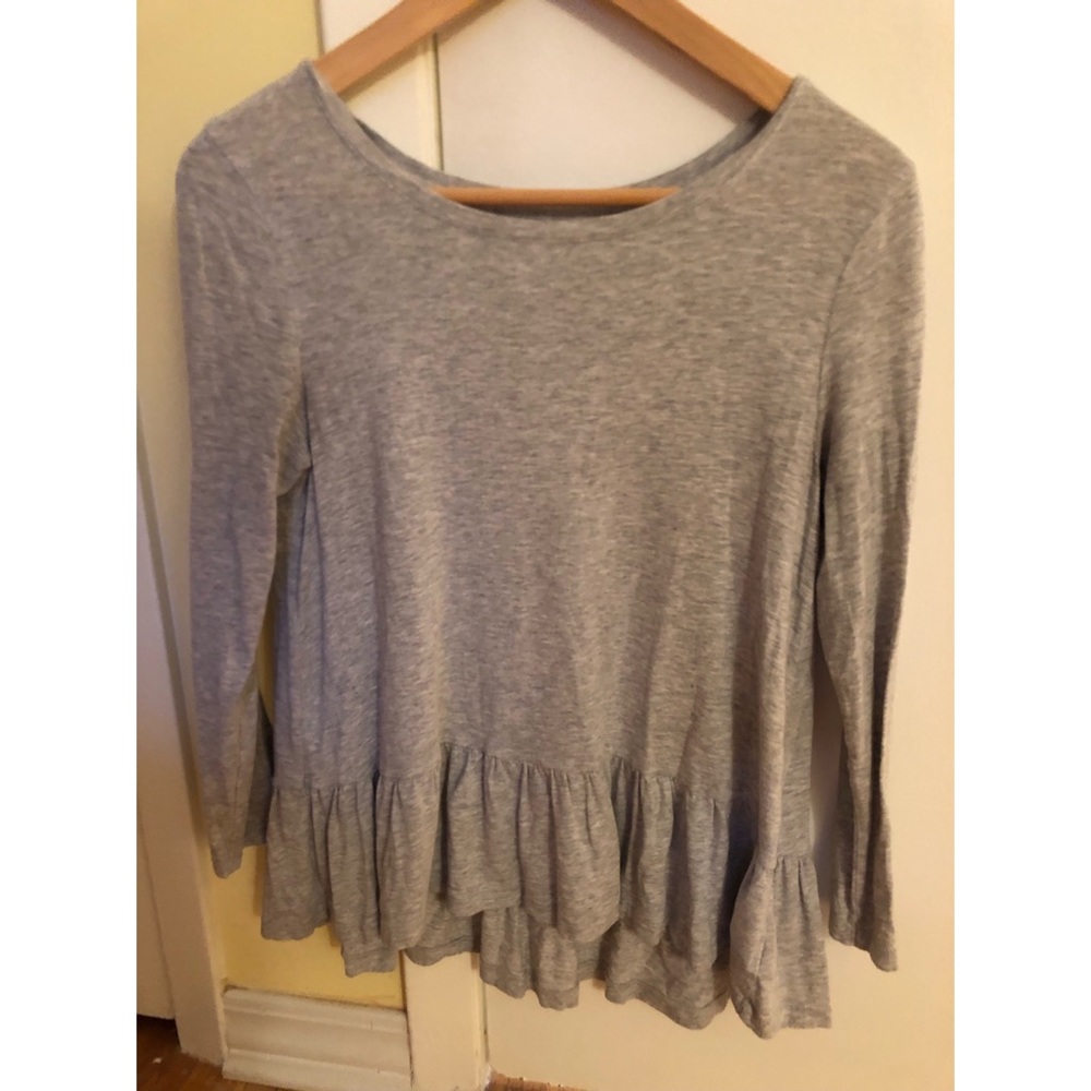 Peplum long sleeve